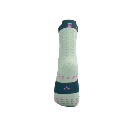 COMPRESSPORT Skarpetki do biegania trailowe PRORACING SOCKS V4 TRAIL aqua/stargazer/cyclamen