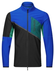 RONHILL Kurtka biegowa męska TECH GORE-TEX WINDSTOPPER JACKET black/cobalt