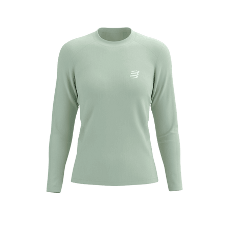 COMPRESSPORT Koszulka biegowa damska z długim rękawem PERFORMANCE LS T-SHIRT aqua