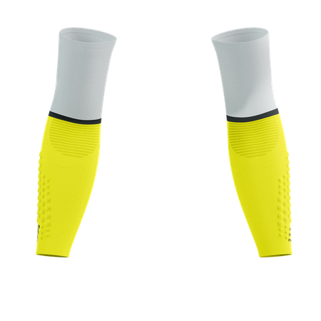 COMPRESSPORT Rękawki kompresyjne ARMFORCE ULTRALIGHT white/safe yellow