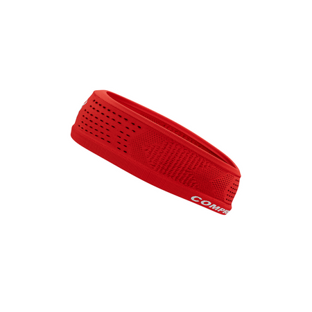 COMPRESSPORT Opaska na głowę THIN HEADBAND ON/OFF red