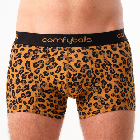 COMFYBALLS Bokserki REGULAR COTTON leopard