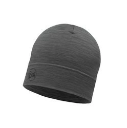 BUFF Czapka do biegania LIGHTWEIGHT MERINO WOOL BEANIE multistripes forest