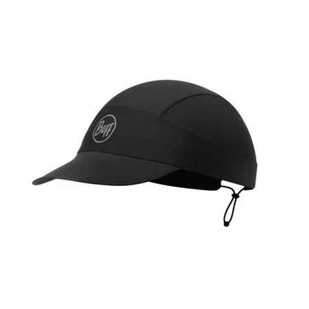 BUFF Czapka biegowa z daszkiem PACK RUN CAP R-Solid Black