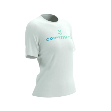 COMPRESSPORT Koszulka lifestyle damska PODIUM SS T-SHIRT star white