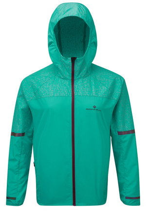 RONHILL Kurtka biegowa damska LIFE NIGHTRUNNER JACKET turkusowa