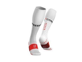 COMPRESSPORT Skarpety kompresyjne FULL SOCKS RUN white