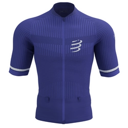 COMPRESSPORT Koszulka kompresyjna do biegania TRAIL POSTURAL SS TOP dazz blue