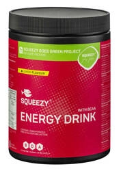 SQUEEZY Napój węglowodanowy ENERGY DRINK + BCAA 650 g cytrynowy