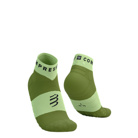 COMPRESSPORT Skarpetki do biegania ULTRA TRAIL LOW SOCKS V2.0 shadow lime/woodbine