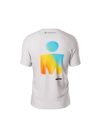 COMPRESSPORT Koszulka biegowa z krótkim rękawem TRAINING SS T-SHIRT IRONMAN 2025 sugar sunrise
