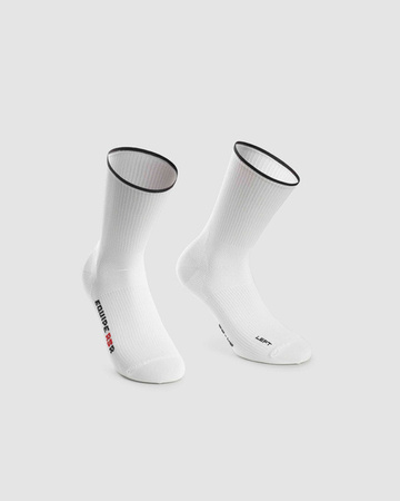 ASSOS Skarpetki rowerowe RSR SOCKS holy white