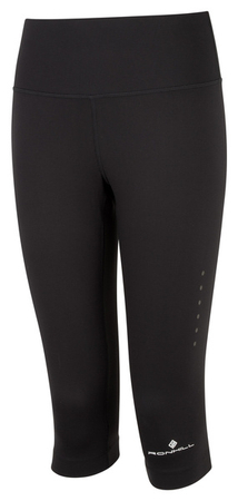RONHILL Spodenki do biegania damskie CORE CAPRI black/bright white