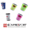 COMPRESSPORT Frotka na nadgarstek Sweatband Fioletowo-biała
