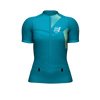 COMPRESSPORT Koszulka kompresyjna do biegania damska TRAIL POSTURAL SS TOP turkusowa