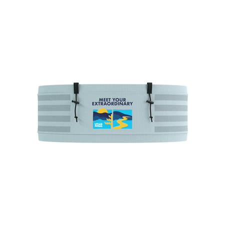 COMPRESSPORT Pas biegowy FREE BELT PRO UTMB 2025 ice flow blue