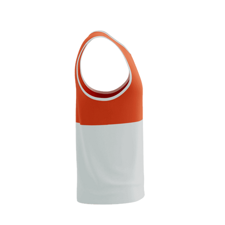 COMPRESSPORT Koszulka biegowa PERFORMANCE SINGLET tigerlily/star white