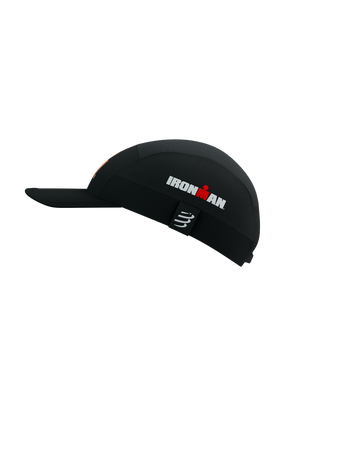 COMPRESSPORT Czapka biegowa 5 PANEL LIGHT CAP IRONMAN 2025 black sunset