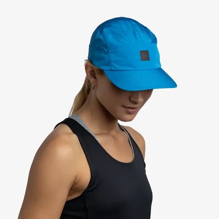 BUFF Czapka biegowa z daszkiem PACK SPEED CAP solid azure