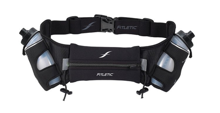 FITLETIC Pas biegowy z bidonami HYDRATION BELT 480 ml black
