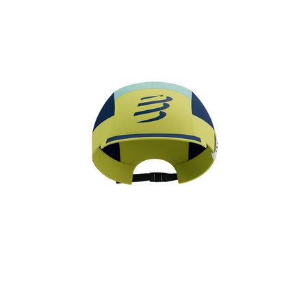 COMPRESSPORT Czapka biegowa 5 PANEL LIGHT CAP green sheen/blues