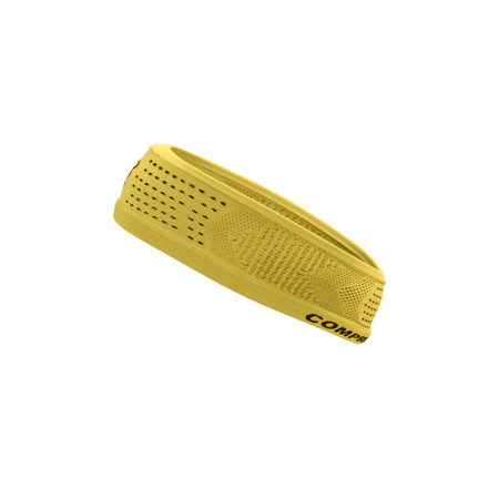 COMPRESSPORT Opaska na głowę THIN HEADBAND ON/OFF ceylon yellow