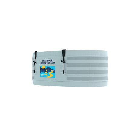 COMPRESSPORT Pas biegowy FREE BELT PRO UTMB 2025 ice flow blue