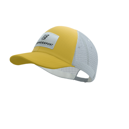 COMPRESSPORT Czapka z daszkiem TRUCKER 6P CAP grey dawn/ceylon yellow