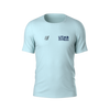 COMPRESSPORT Koszulka biegowa z krótkim rękawem TRAINING SS T-SHIRT UTMB 2025 ice flow blue