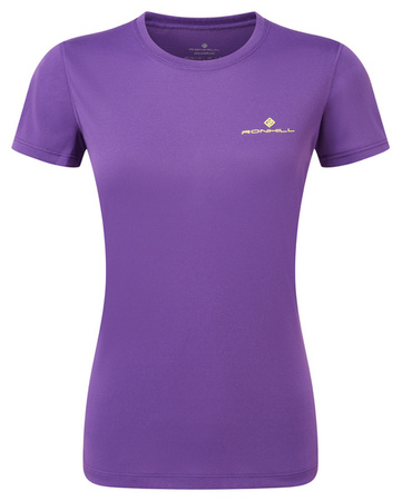 RONHILL Koszulka biegowa damska CORE S/S TEE regal purple/acid