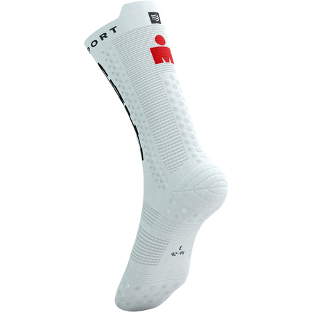 COMPRESSPORT Skarpetki rowerowe PRORACING SOCKS V4.0 BIKE IRONMAN 2025 white