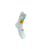 COMPRESSPORT Skarpetki do biegania wysokie PRORACING SOCKS V4 RUN HIGH IRONMAN 2025 white/sunrise
