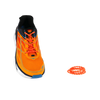 XTENEX Elastyczne sznurówki sportowe XTENEX XH200 HYBRID fluo orange