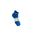 COMPRESSPORT Skarpetki do biegania krótkie PRORACING SOCKS V4 RUN LOW princess blue/white