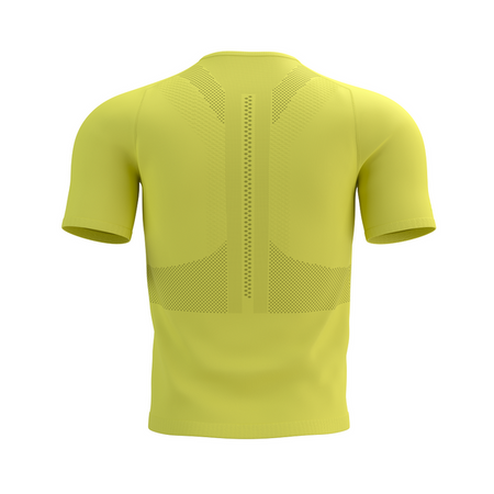 COMPRESSPORT Koszulka biegowa TRAIL HALF-ZIP FITTED SS TOP green sheen