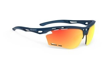 RUDY PROJECT Okulary sportowe PROPULSE BLUE NAVY MATTE MULTILASER ORANGE granatowo-pomarańczowe