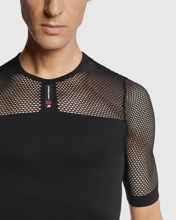 ASSOS Koszulka termoaktywna SS SKIN LAYER SUPERLEGER Black