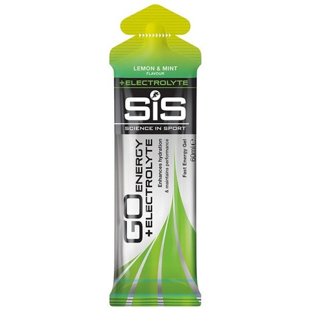 SIS Żel energetyczny izotoniczny GO ISOTONIC ENERGY + ELECTROLYTE z elektrolitami cytryna z miętą 60 ml