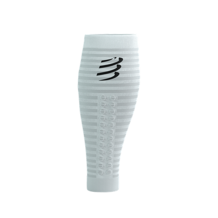 COMPRESSPORT Opaski kompresyjne na łydki R2 AERO white/black