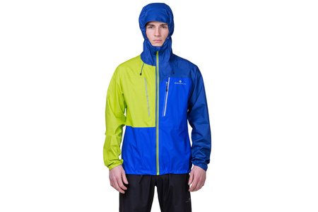 RONHILL Kurtka biegowa męska TECH FORTIFY JACKET ocean/citrus