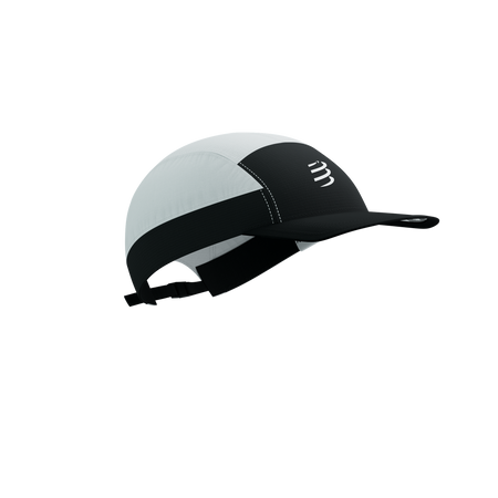 COMPRESSPORT Czapka biegowa 5 PANEL LIGHT CAP white/black