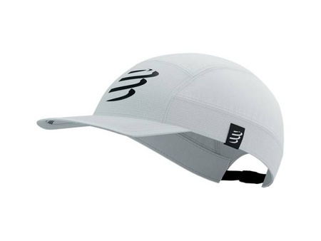 COMPRESSPORT Czapka biegowa 5 PANEL LIGHT CAP white