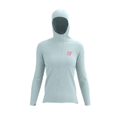 COMPRESSPORT Kurtka biegowa damska HURRICANE WATERPROOF 10/10 JACKET grey dawn