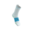COMPRESSPORT Skarpetki do biegania PRORACING SOCKS V4 ULTRALIGHT RUN HIGH white/norse blue/neon green