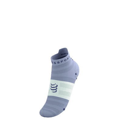COMPRESSPORT Skarpetki do biegania PRORACING SOCKS V4 ULTRALIGHT RUN LOW lavender/white