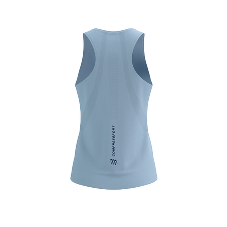 COMPRESSPORT Koszulka biegowa damska PERFORMANCE SINGLET cashmere blue