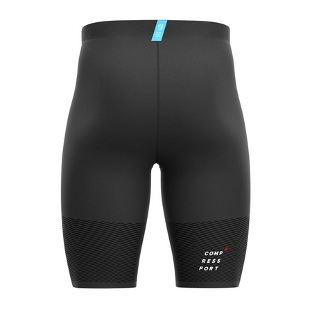 COMPRESSPORT Spodenki kompresyjne RUN UNDER CONTROL SHORT black