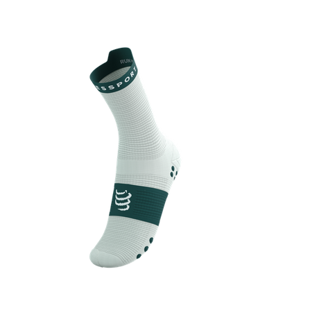 COMPRESSPORT Skarpetki do biegania wysokie PRORACING SOCKS V4 RUN HIGH sugar/storm