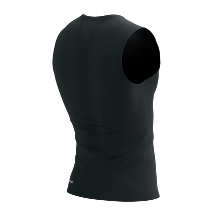 COMPRESSPORT Koszulka biegowa męska TRAIL RACING TANK black