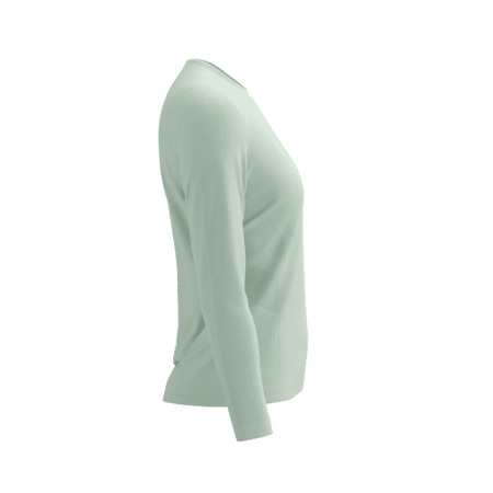 COMPRESSPORT Koszulka biegowa damska z długim rękawem PERFORMANCE LS T-SHIRT aqua